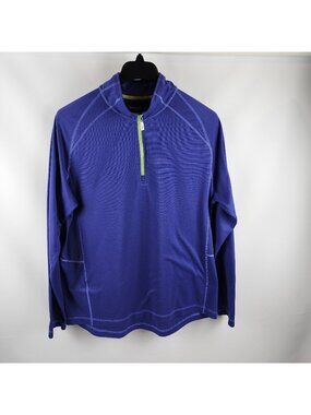 Tommy Bahama Shirt Mens XL Pullover 1/4 Zip Performance Purple